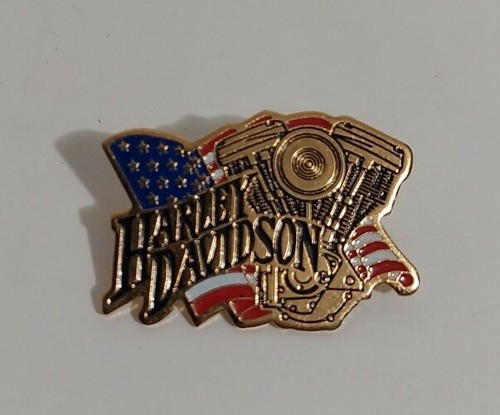 Vintage harley davidson pin - harley,