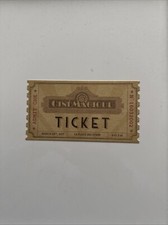 Rare Ticket Cinemagique Disneyland Paris