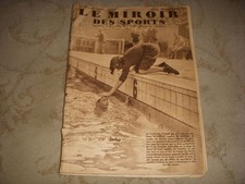 MIROIR des SPORTS 962 03.08.1937 NATATION FEMININE HVEGER PELOTE BASQUE URRUTY