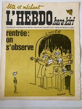 Hara Kiri Hebdo N°33 du