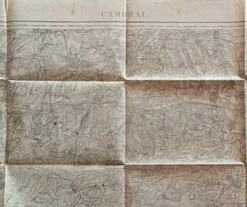 Cambrai cartes état major - cambrai,