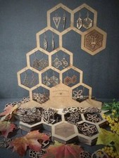 Bois Boucles D'Oreilles Bouleau Plaqué Hdf Conception Par Wisnu Hardjoko Fait