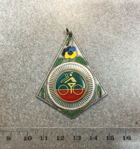 Old bicycle medal - old, belgian