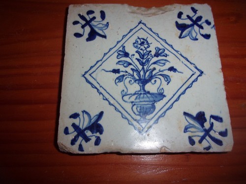 Carreau faïence delft - faïence,