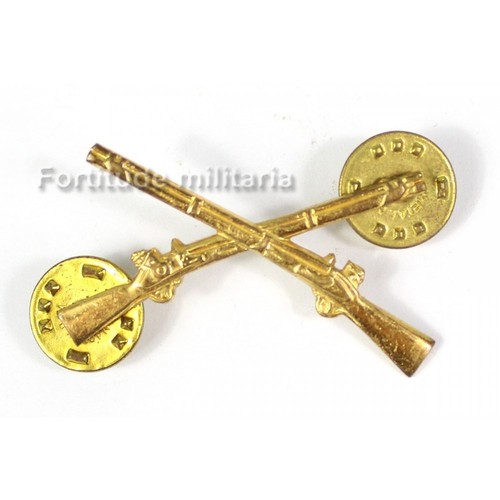Insigne col infanterie - insigne, "
