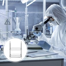  Diapositives en verre rack Rack Teinture inoxydable 26 Positions Titulaire de