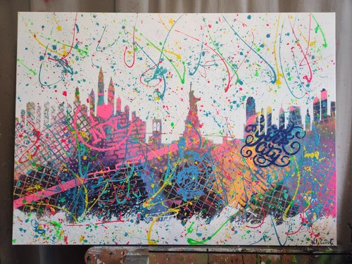 Tableau popart 100x73 - tableau, new