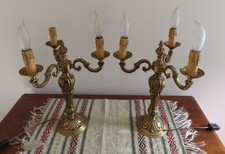 Paire de chandeliers style