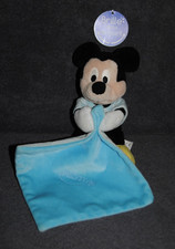?Doudou Mouchoir Mickey Bleu Etoile DISNEY NICOTOY Luminescent Peluche TTBE
