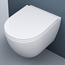 WC Suspendu Blanc Cuvette