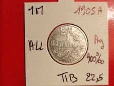 Allemagne 1 Mark 1905 A
