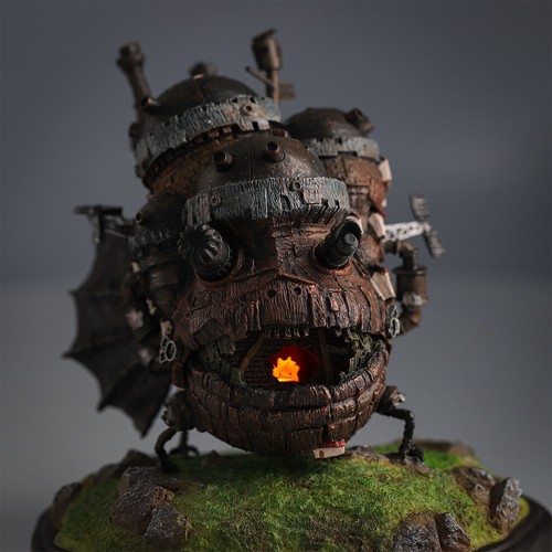 Figurine diorama lumineux