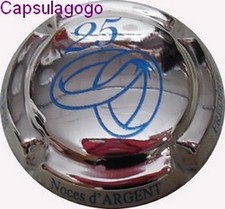 capsule de champagne NOWACK "Anniversaire de Mariage"  Argent