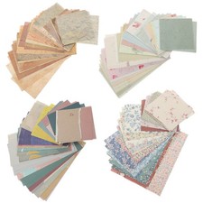  240 Pcs Papier Coloré Vintage À Motifs Fournitures De Journalisation