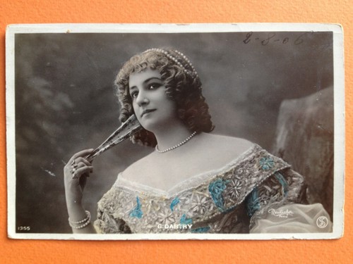 Cpa portrait actrice - portrait,