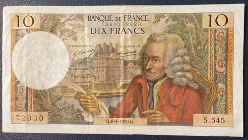 Billet france 10 francs - billet,