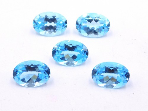 Naturel topaze bleu coupe - naturel,