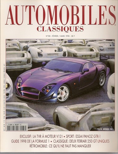 Automobiles classiques tvr - automobiles,