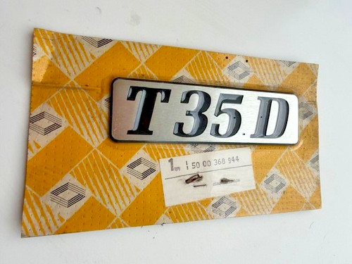 Monogramme insigne t35 - insigne,