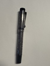 Stylo Plume Métal Argenté Soprane millénaire 2000 Vintage