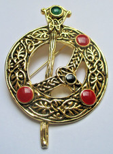 grande broche fibule couleur