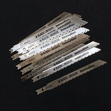 20 Lames De Scie Sauteuse En Bois Black & Decker A4412. Coupe Rapide Et Propre