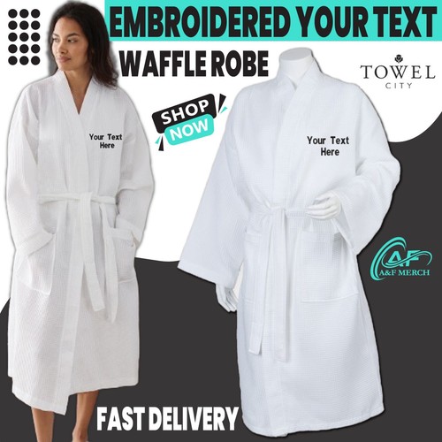 Peignoir waffle robe tc086 - peignoir,