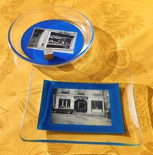 2 Cendriers publicitaires avec