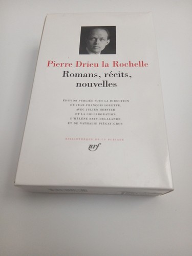 Pleiade drieu rochelle - pleiade,