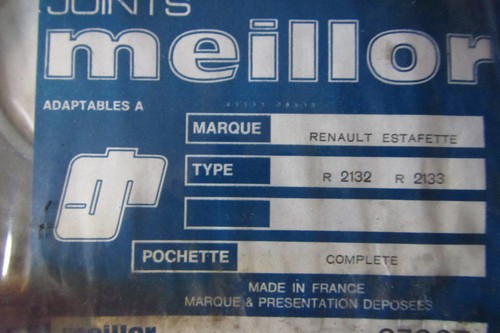 Pochette joint complète - de,