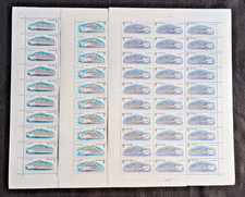 Lot de 3 planches de timbres