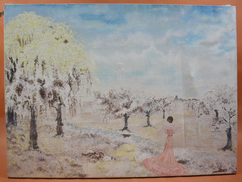 Peinture huile sur toile - peinture,