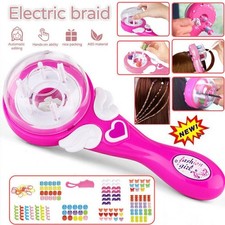 Outil de coiffage tresse à cheveux automatique intelligent rapide bricolage tresseuse électrique rose