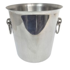 SEAU A CHAMPAGNE EN ACIER INOXYDABLE HAUTEUR 19CM