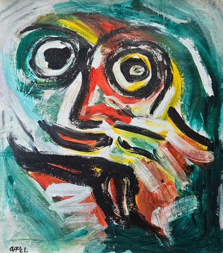 Peinture huile abstraite - l'huile,