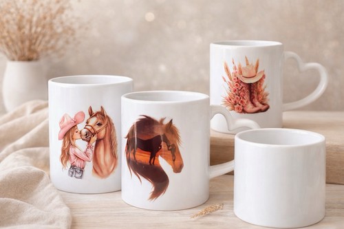 Mug cheval tasse céramique - mug,