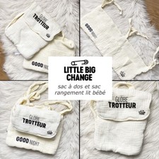 Sac à dos et sac de rangement suspendu lit bébé LITTLE BIG CHANGE