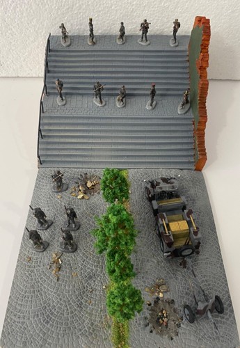 Diorama ww2 72 - 1/72,, combats