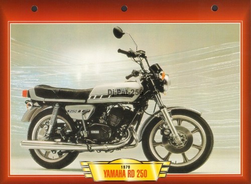 Fiche moto yamaha - fiche, 250