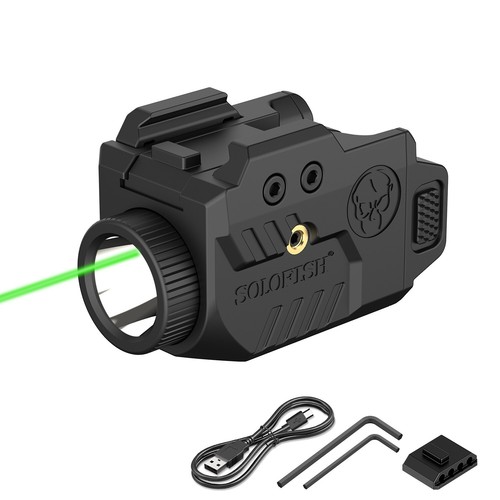 Solofish inside green laser - solofish,