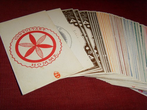 Jeu cartes divinatoire - cartes,