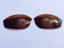 Gravé Polarisé Ambre / Marron Rechange Lentilles Pour Oakley Half Jacket