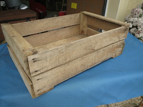 Ancienne caisse bois cagette - caisse,