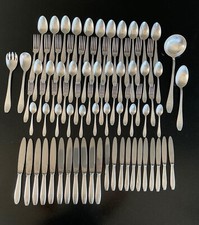 Ménagère en métal argenté Argental Modèle Art Déco