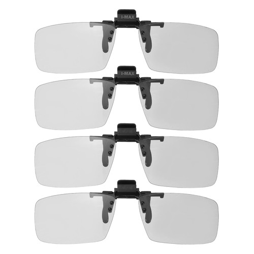 4pcs lunettes clip - 3d, clip-on