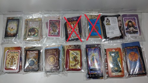 Lot tarots oracles - de,