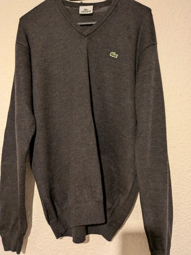 Pull lacoste maron parfait - lacoste,