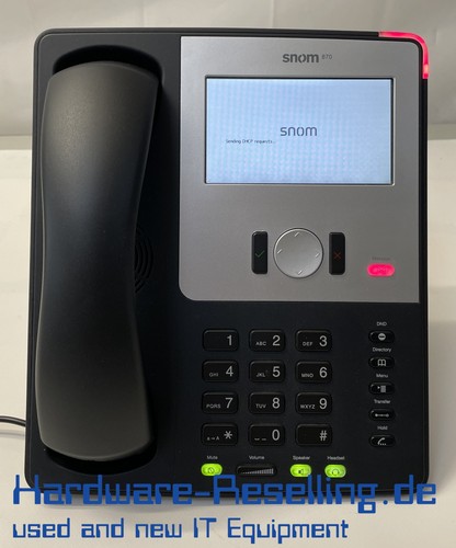 Snom 870 téléphone voip noir - voip,