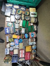 Lot de 61 boites métal et