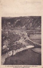 Carte postale ancienne postcard SAINT-LEONARD DES BOIS bourg et haut fourché ti.